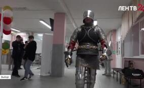 Выборгский рыцарь проголосовал на выборах губернатора Ленобласти