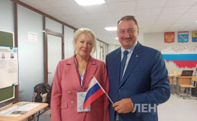 Михаил Лебединский проголосовал на выборах губернатора Ленобласти