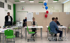 В Янино активно голосуют молодые жители и пенсионеры