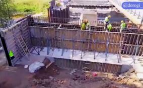 В Лужском районе капитально ремонтируют мост через Сабу