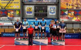 В Сиверском определили победителей и призеров чемпионата Ленобласти по настольному теннису