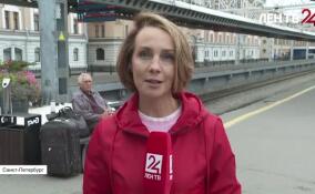 Группа детей из Енакиево прибыла на Московский вокзал