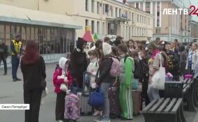 На Московский вокзал прибыл поезд с детьми из Енакиево