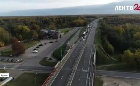 На 10 федеральных трассах в Ленобласти ограничено движение