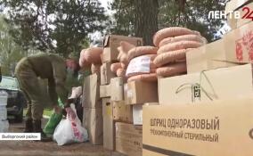 Очередную партию гуманитарной помощи привезли в госпиталь поселка Каменка