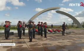 В День прорыва энергетической блокады Ленинграда у мемориала «Разорванное кольцо» прошла торжественная церемония