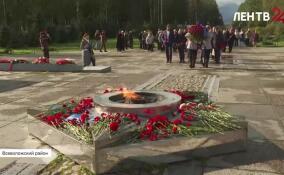 В День прорыва энергетической блокады Ленинграда у мемориала «Разорванное кольцо» прошла торжественная церемония