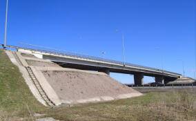 Реверсивное движение введут с 25 сентября на путепроводе над КАД в районе Ленинградской улицы