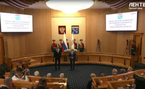 Сергей Бебенин поздравил Александра Дрозденко со вступлением в должность губернатора