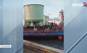 В Сосновый Бор прибыла первая партия крупногабаритного оборудования для строящегося энергоблока № 3 ЛАЭС-2