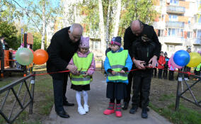 Новую детскую площадку открыли в Высоцке