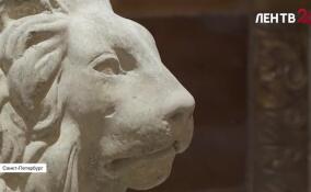 В Петербурге передали статую отдыхающего льва в особняк Брюллова