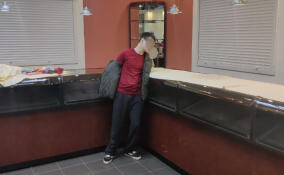 В Петербурге юноша разбил дверь ювелирного и проник внутрь