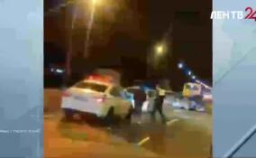 Полицейские выясняют причины серьезного ДТП на Московском шоссе