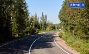 В Тосненском районе обновили подъезд к деревне Кюльвия