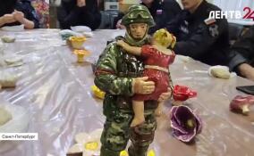 В создании скульптуры «Защитник Отечества» приняли участие сотрудники и ветераны Росгвардии