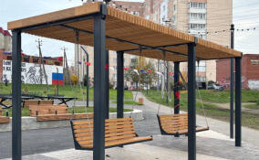 Колтуши преображаются: на Верхней улице появилась зона отдыха мечты