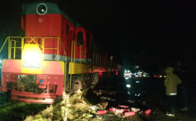 В Ломоносове попытались поджечь тепловоз
