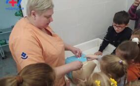 В Волосовской и Ломоносовской больницах состоялись профориентационные занятия для школьников