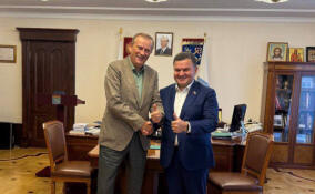 Сергей Перминов поздравил губернатора Ленобласти с днём рождения