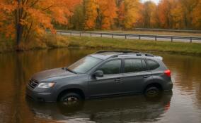 Тело мужчины нашли в салоне затонувшего внедорожника под Лугой