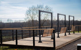 В Никольском преобразилась набережная реки Тосны