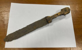В Выборге обнаружили старинный кинжал кавказских горцев