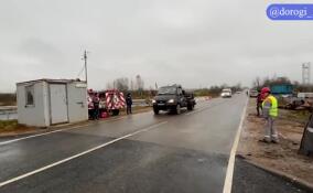 В Гатчинском округе запустили рабочее движение по новому мосту через Ижору