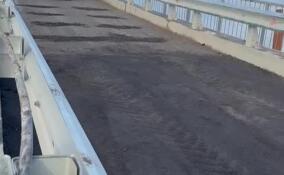 У моста через Лугу проведут весогабаритный контроль после инцидента с перегрузом