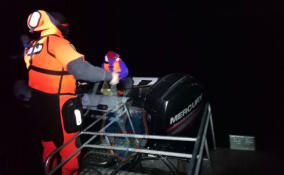 Спасатели отыскали двух потерявшихся на Ладожском озере мужчин