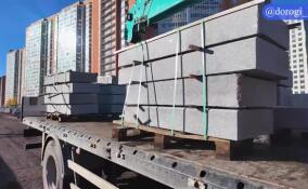 В Мурино полным ходом идет строительство новой дороги