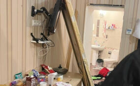 Двое парней разгромили номер отеля в центре Петербурга