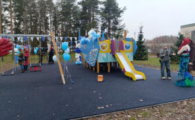 На территории онкодиспансера имени Напалкова появилась новая игровая площадка