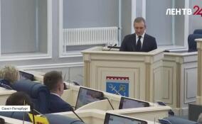 Александр Дрозденко принял участие в 73-м заседании Заксобрания Ленобласти