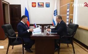 Губернатор Ленобласти обсудил с Игорем Руденей проект бюджета