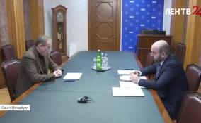В Доме правительства Ленобласти прошла двусторонняя встреча Александра Дрозденко и Вячеслава Федорищева