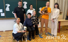 Уроки доброты от хвостатых терапевтов прошли в Рощино