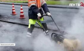 Подъезд к Заневскому посту во Всеволожском районе обновляется