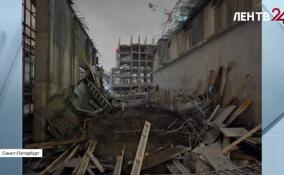 На Большой Разночинной улице обрушились перекрытия между вторым и третьим этажами в возводимом здании