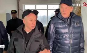 Александр Дрозденко и Николай Циганов проверили ход строительства центра временного размещения в ДНР