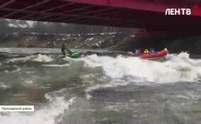 В поселке Лосево состоялся первый зимний заплыв