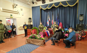 С погибшим на СВО Сергеем Швалевым простились в Лодейнопольском районе