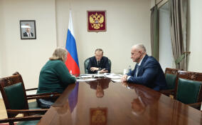Александр Дрозденко провел встречу с ленинградцами в приёмной президента