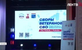 В Гатчине прошла торжественная церемония открытия сборов ветеранов СВО «От Победы к Победе»