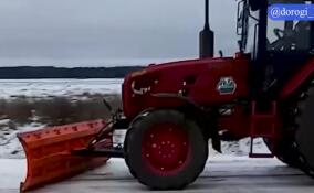 Дорожные службы Ленобласти работают в усиленном режиме