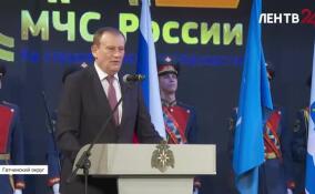 Александр Дрозденко и Александр Куренков осмотрели новую пожарно-спасательную технику