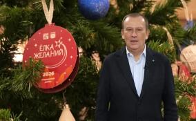 В Ленобласти дали старт новогодней акции «Елка желаний»