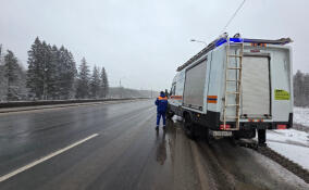 Спасатели проверили опасные участки трасс Ленобласти