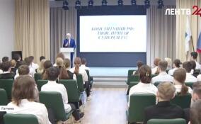 Сергей Шабанов пообщался с учениками Гатчинской школы № 9