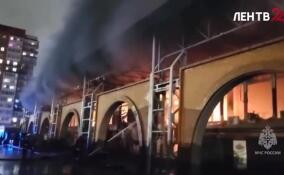 Ликвидация возгорания в Невском районе заняла почти 15 часов